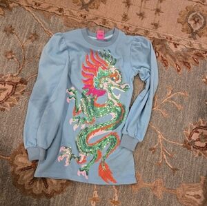 Queen Of SPARKLE Blue Dragon Shirt